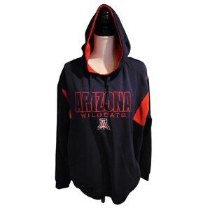 Arizona Wild Cats Blue & Red Hoodie Excellent Condition L/G Made in Egypt